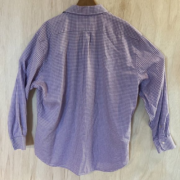 Peter Millar Shirt Mens Extra Large Purple Button Up Casual Cotton XL - Picture 6 of 6